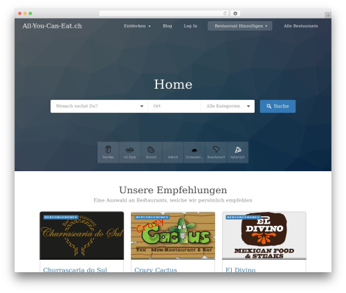 Index WordPress plugin - all-you-can-eat.ch