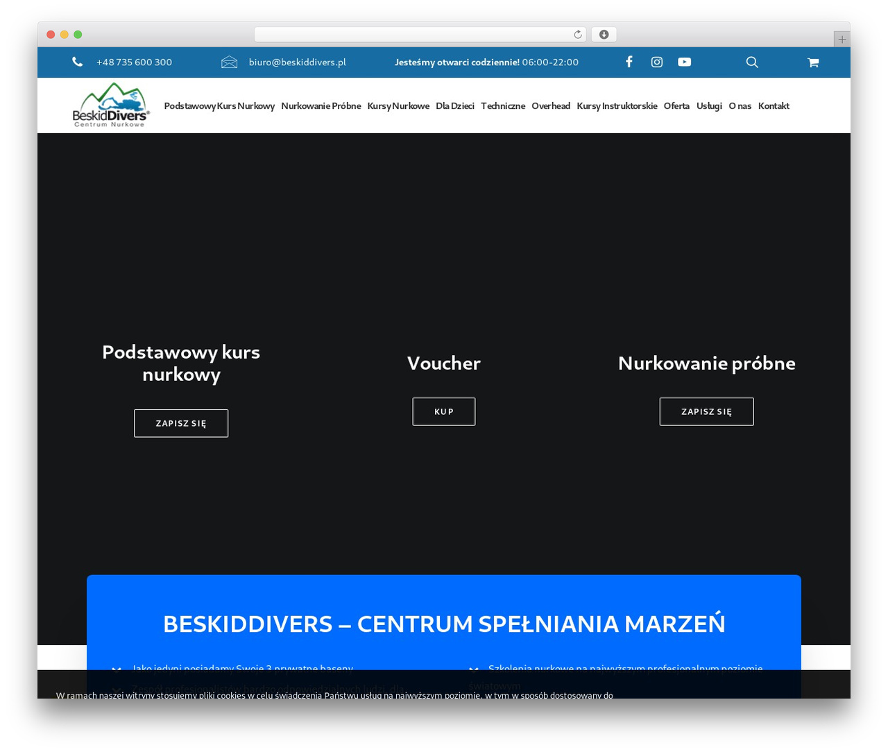 WordPress theme Uncode - beskiddivers.pl WordPress theme Uncode - beskiddivers.pl