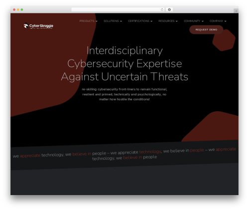 Avada WordPress theme - cyberstruggle.org