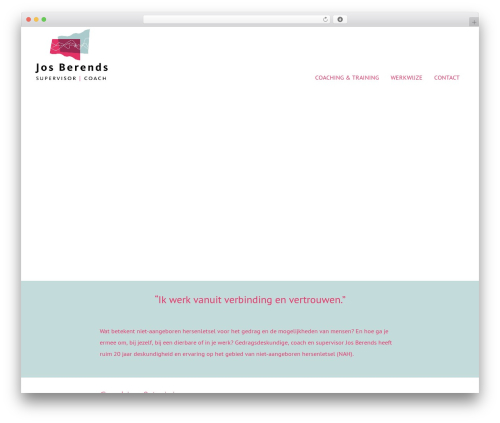Create WordPress theme - josberends.com