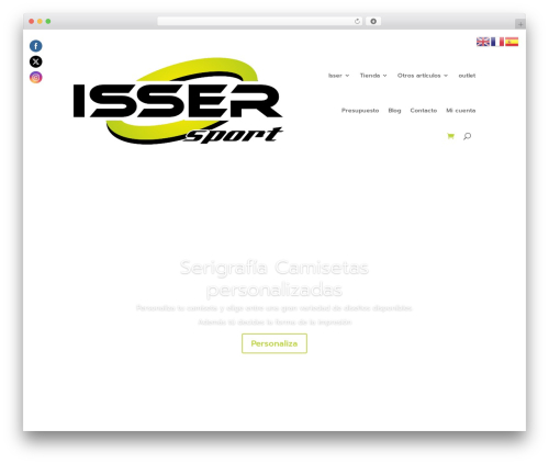 Divi WordPress theme - issersport.com