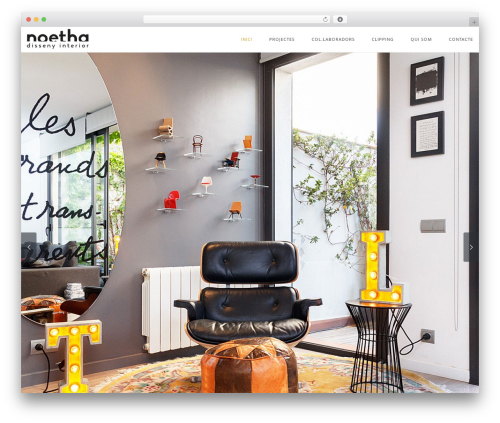 Eight Degree premium WordPress theme - noetha.com