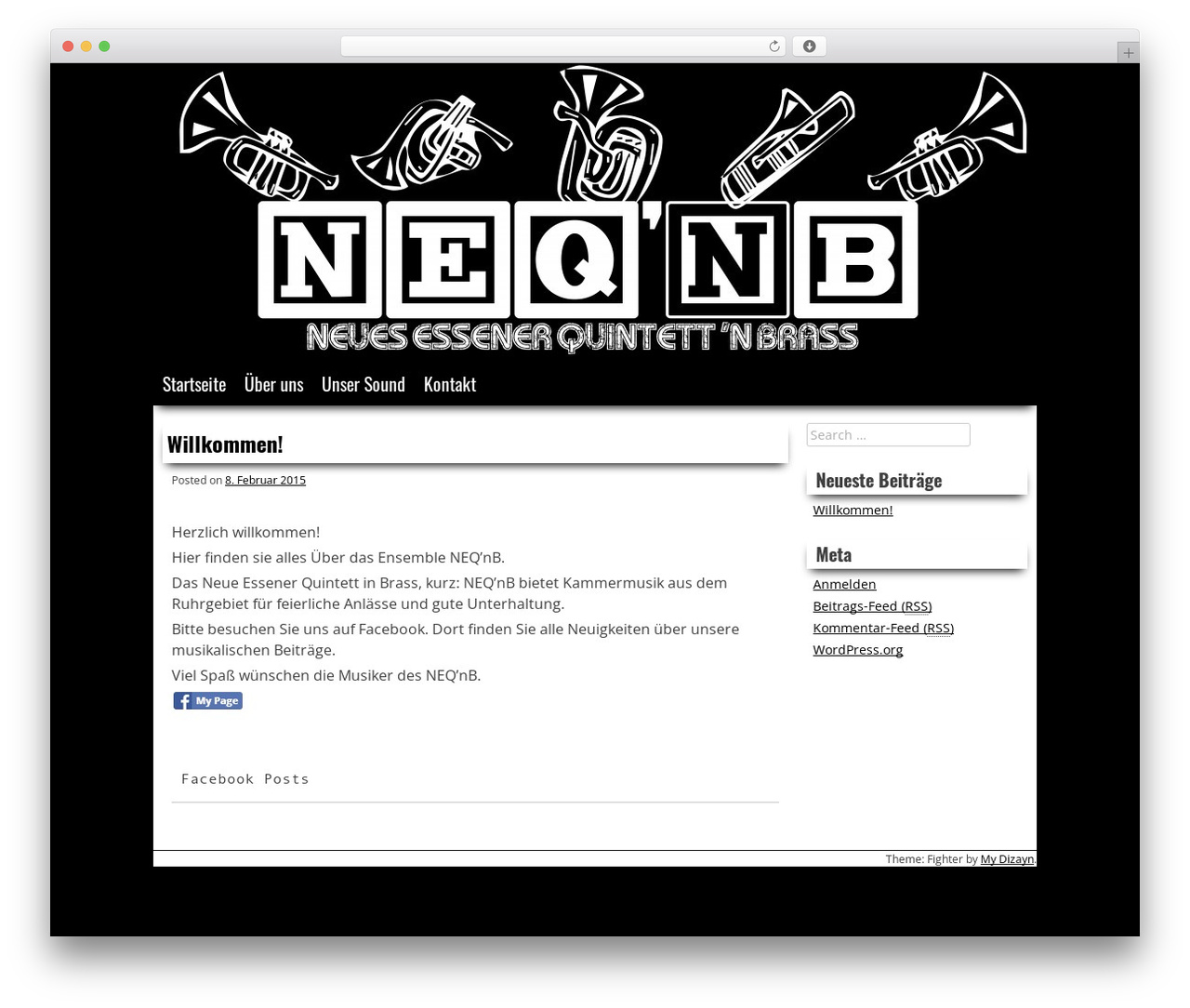 Fighter WordPress theme - neqnb.de