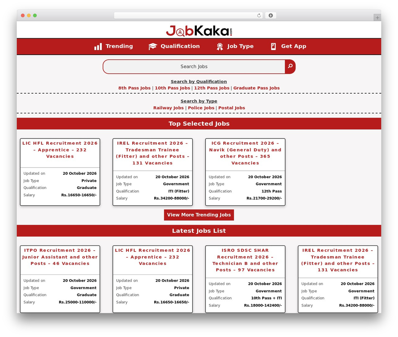 Genesis WordPress theme - www.jobkaka.com