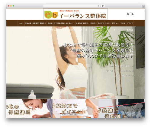 HEAL theme WordPress - e-balance-seitai.com