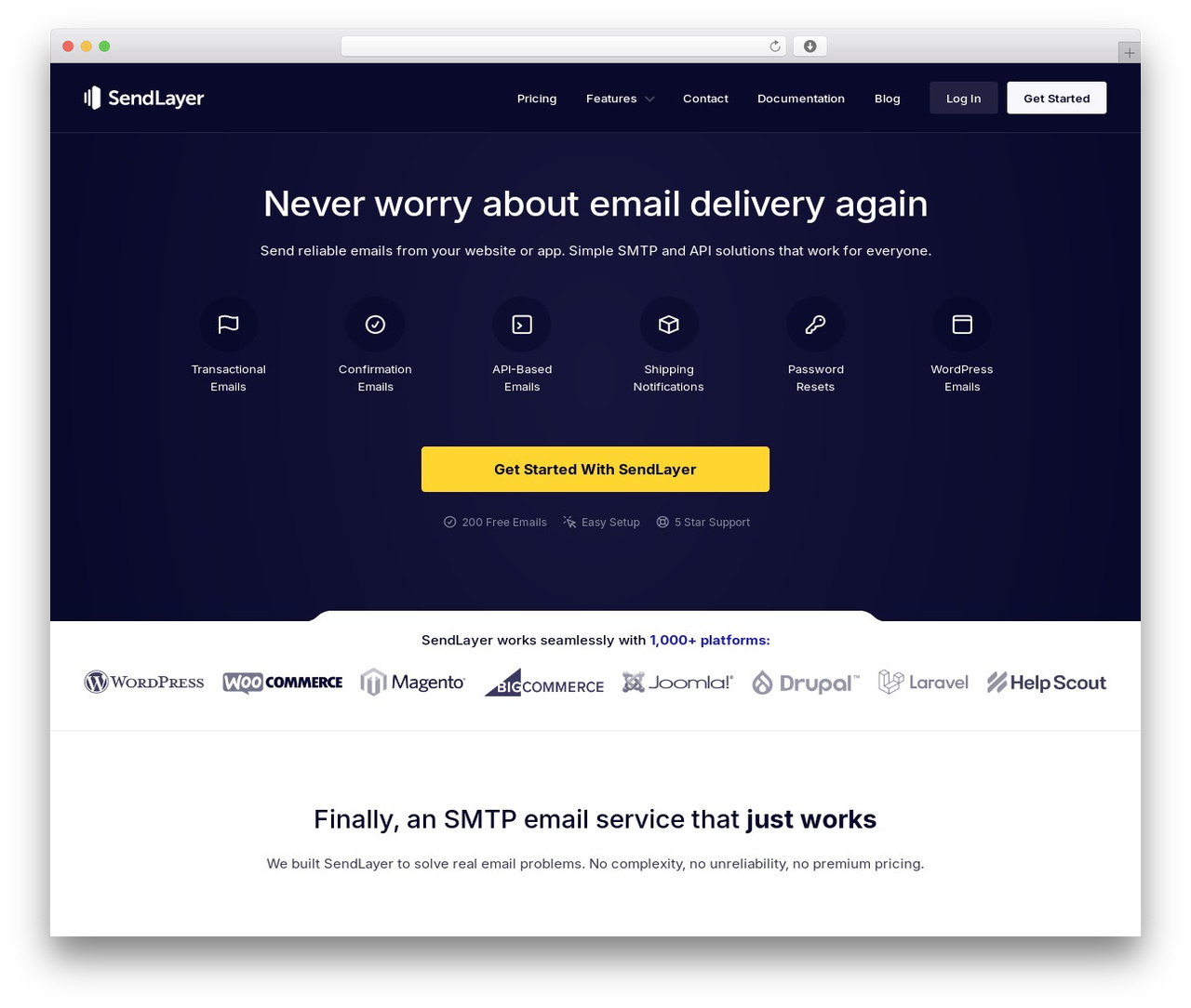 SendLayer Theme theme WordPress - sendlayer.com