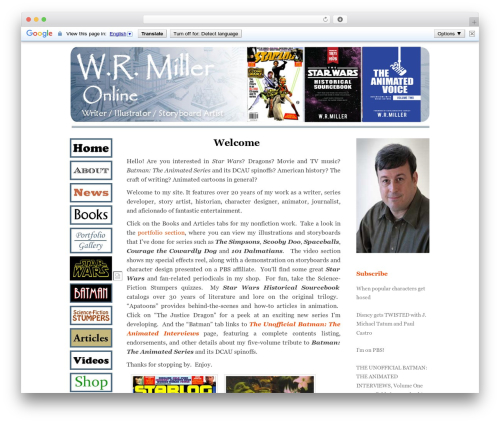 Theme WordPress Prototype - wrmilleronline.com
