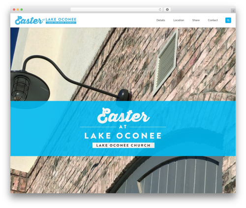 WordPress theme Humanitas - easteratlakeoconee.com