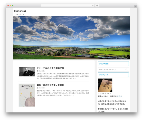 WordPress theme WING-STINGER PRO2 - histori-ai.net