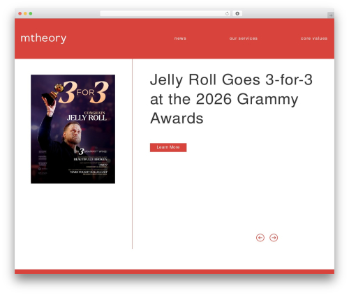 45PRESS Theme WordPress theme - mtheory.com