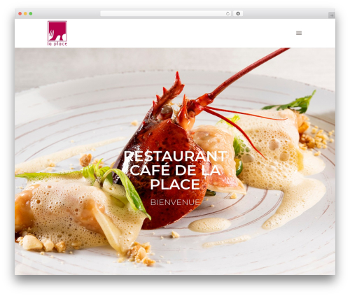 Divi WordPress theme - restaurantlaplace.ch