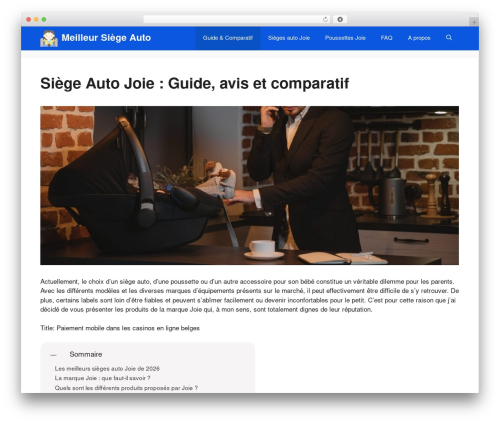 Affimax WordPress plugin - meilleursiegeauto.com