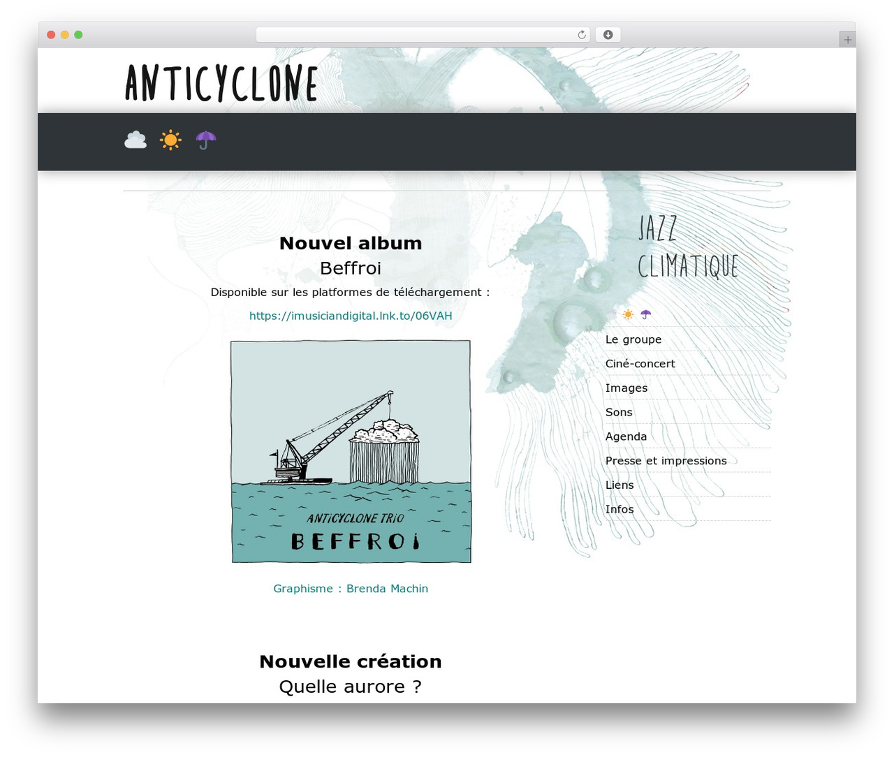 Minimatica theme WordPress - anticyclone.eu