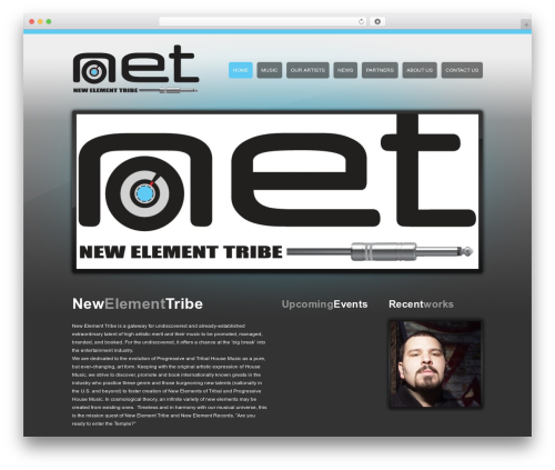 Pendulum WordPress theme - newelementtribe.com