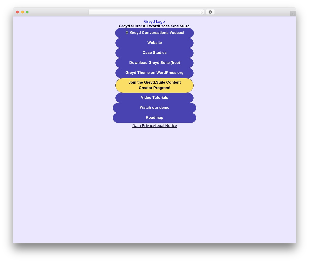 Theme WordPress Greyd Theme - overview.greydsuite.de