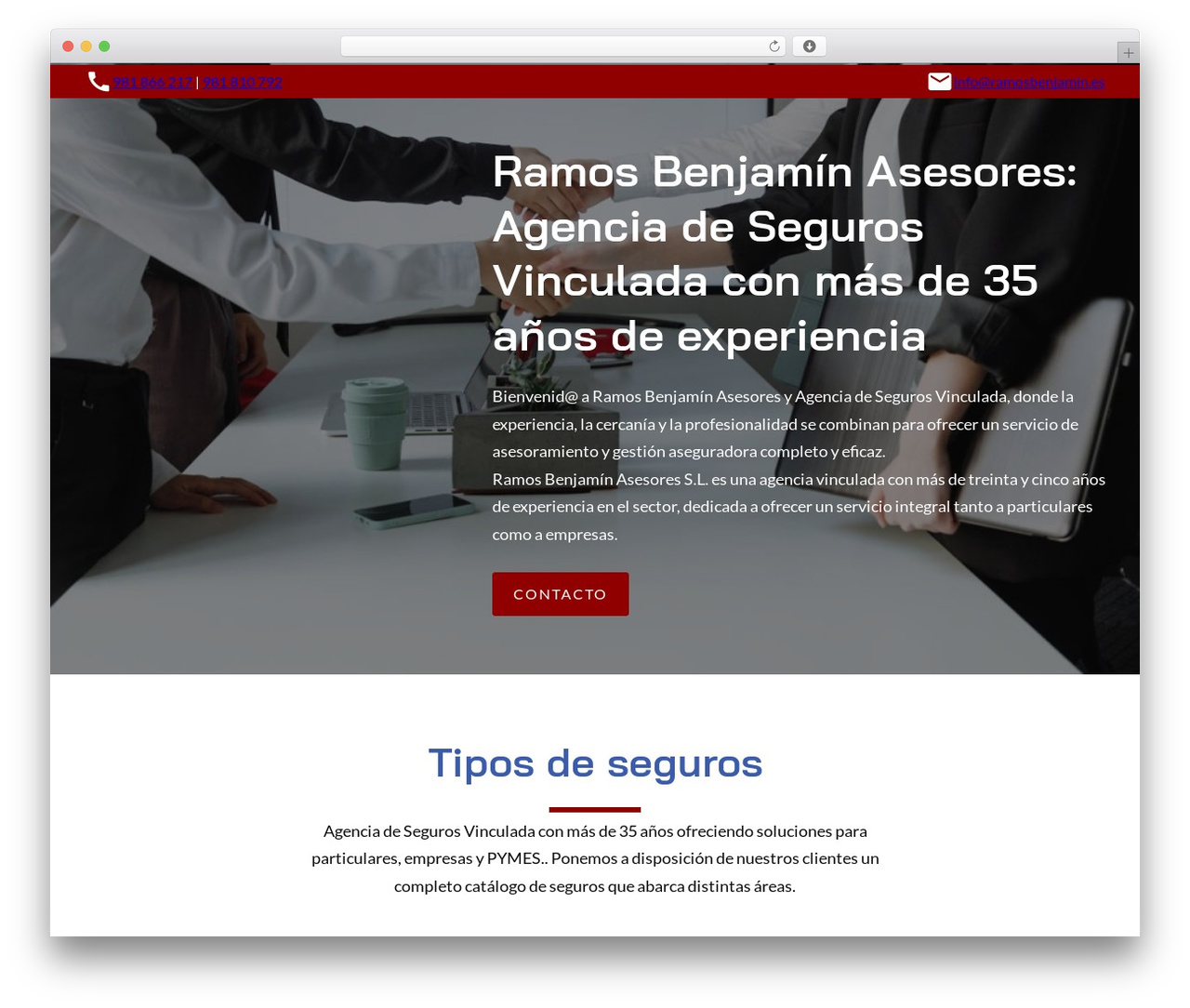 WordPress theme Constructor - ramosbenjamin.com