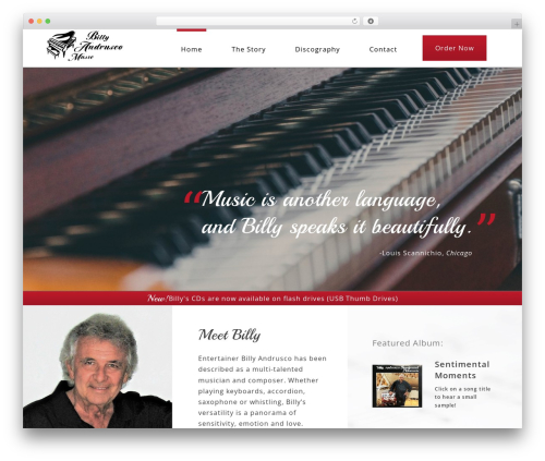 WordPress theme Array Blank Theme - grandpianist.com