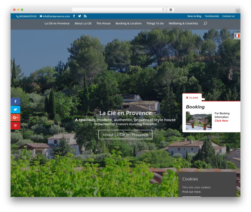 Slide in WordPress plugin - lacleprovence.com