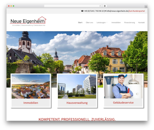 WordPress theme Realty - neue-eigenheim.de