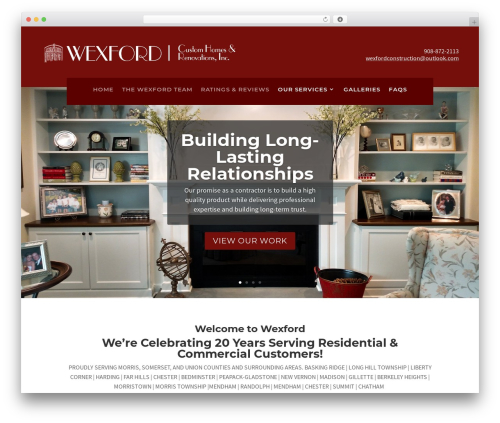 Divi WordPress theme - wexfordcustom.com