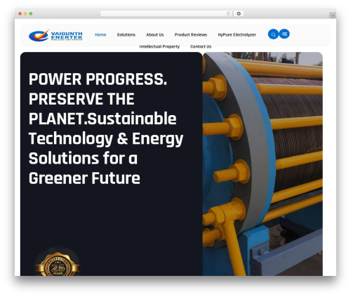 Ecobin WordPress theme - v-enertek.com