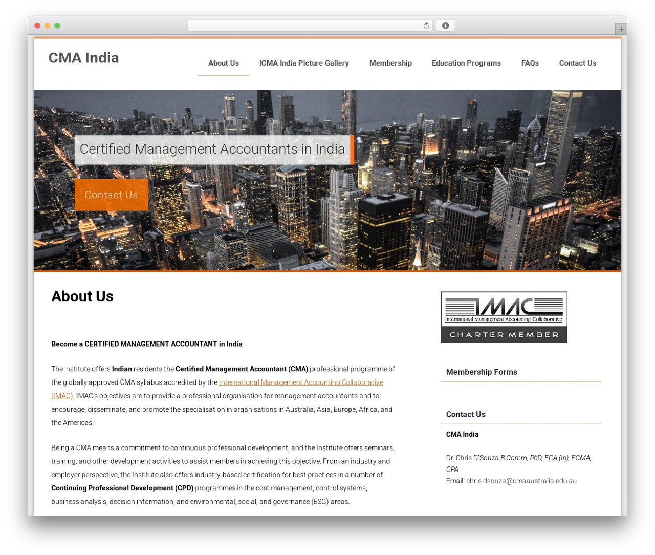 Theme WordPress Corpus - icmaindia.org
