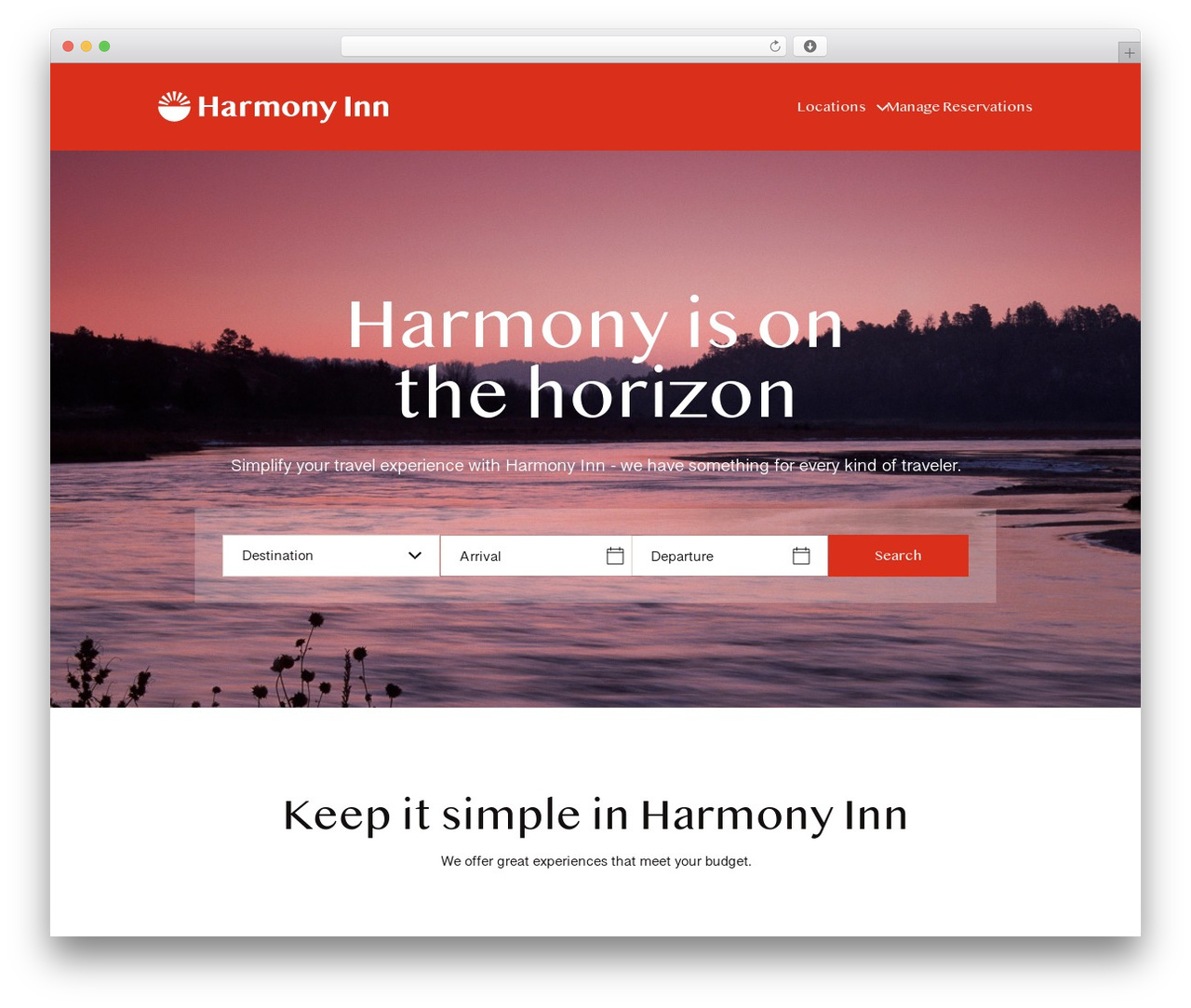 Theme WordPress everspringinn - harmonyinn.com