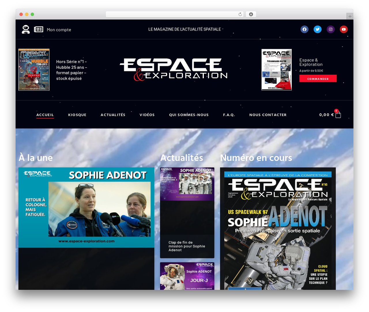 Theme WordPress Hello Elementor - espace-exploration.com