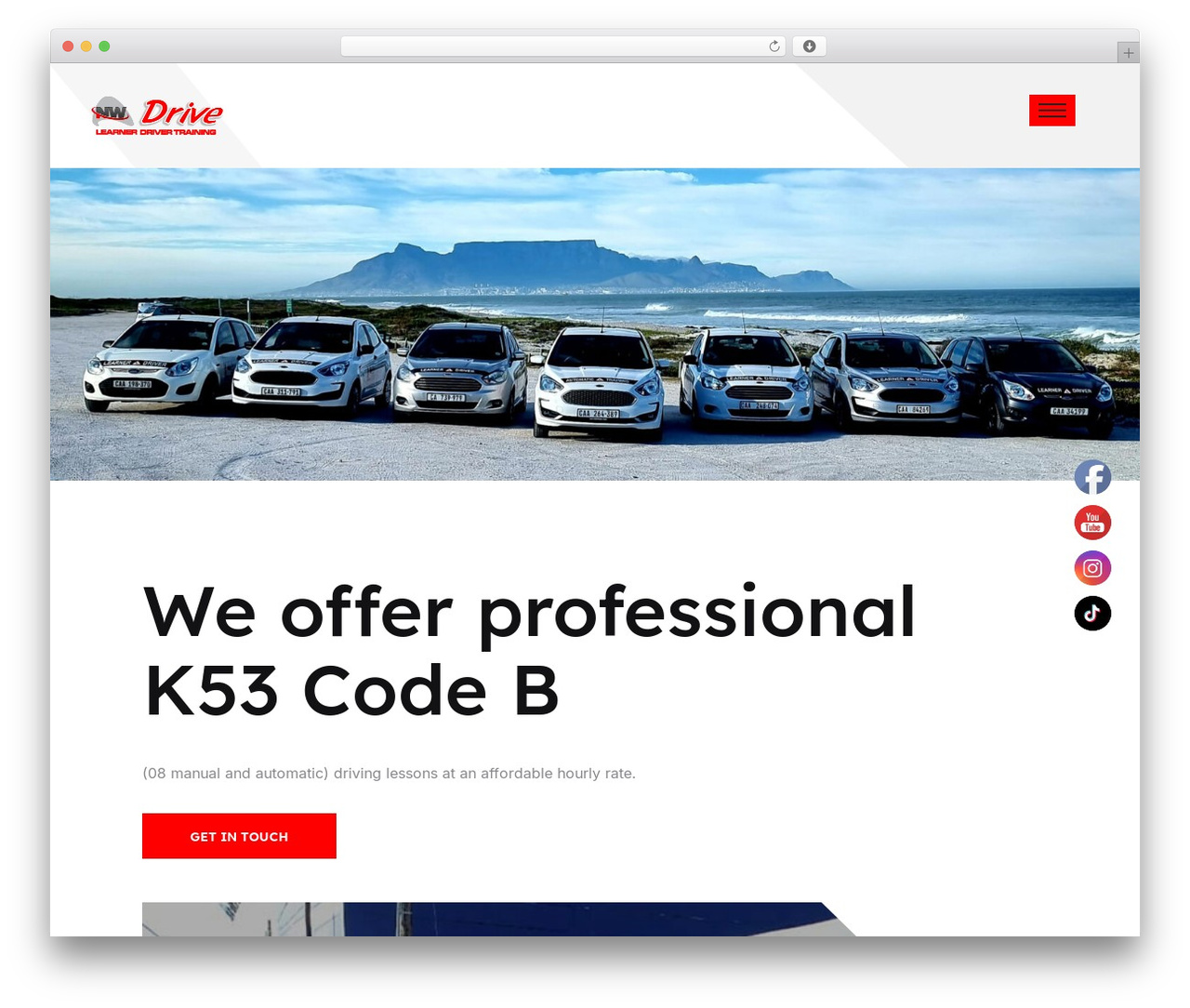 Udrive WordPress theme - nwdrive.co.za