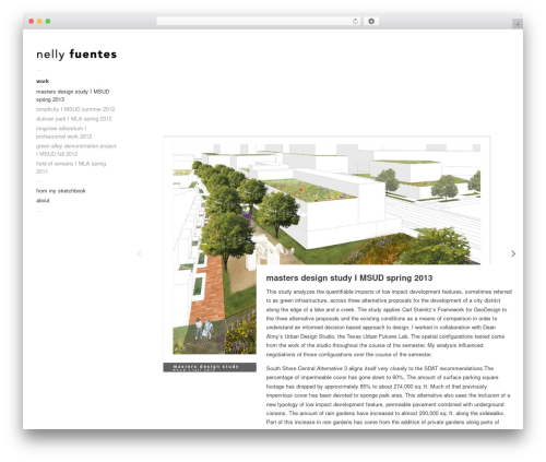WordPress theme Touchfolio - nellyfuentes.com