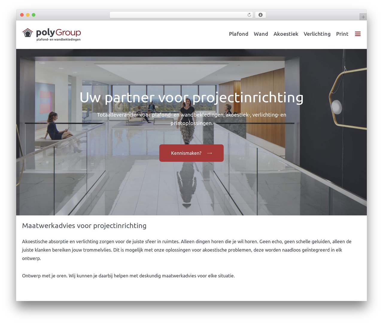 Fuze framework theme WordPress - polygroup.nl