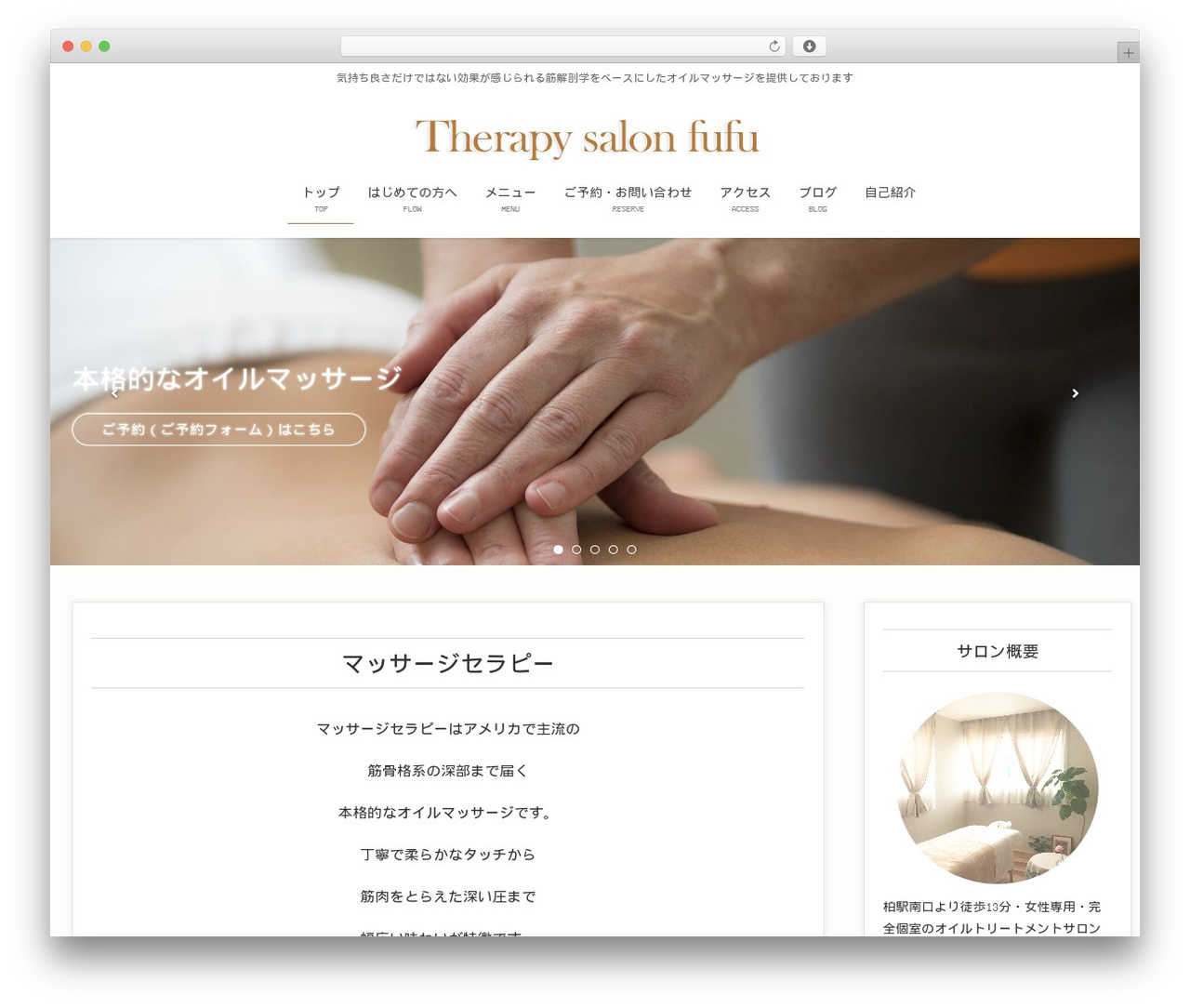 Lightning Pro WordPress theme - salonfufu.com