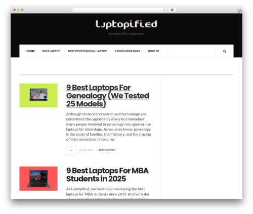 WordPress theme JustWrite - laptopified.com WordPress theme JustWrite - laptopified.com