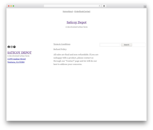 Blockbase (Premium) theme WordPress - saticoydepot.com