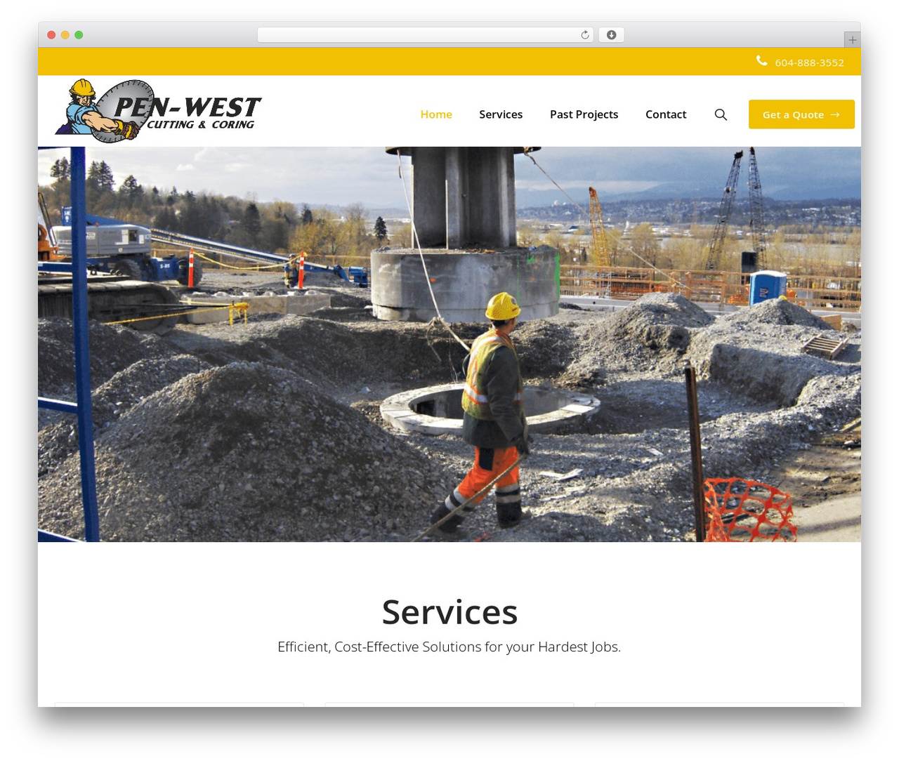 Constructed theme WordPress - pen-west.com