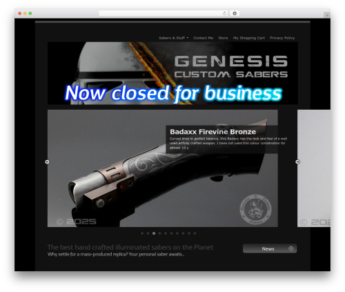 WP eCommerce (wp-e-commerce) free WordPress plugin - genesiscustomsabers.com WP eCommerce (wp-e-commerce) free WordPress plugin - genesiscustomsabers.com
