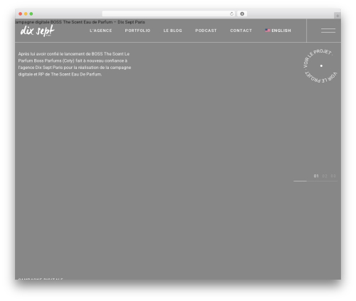 Eternel WordPress theme - dixsept-paris.com