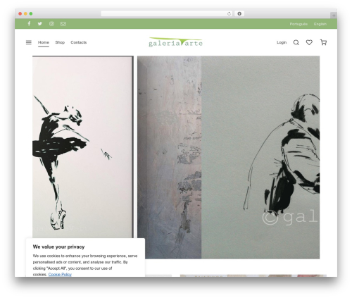 GOYA theme WordPress - galeriavarte.com