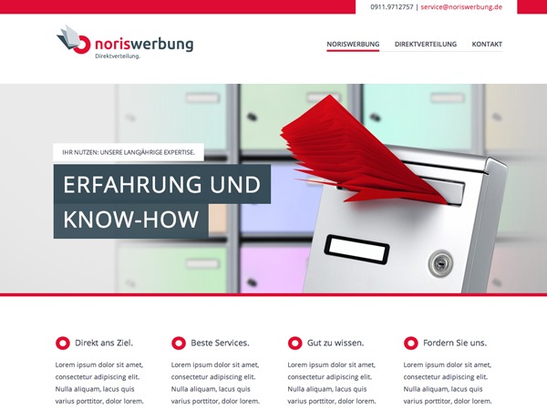 noris theme WordPress by unisphere