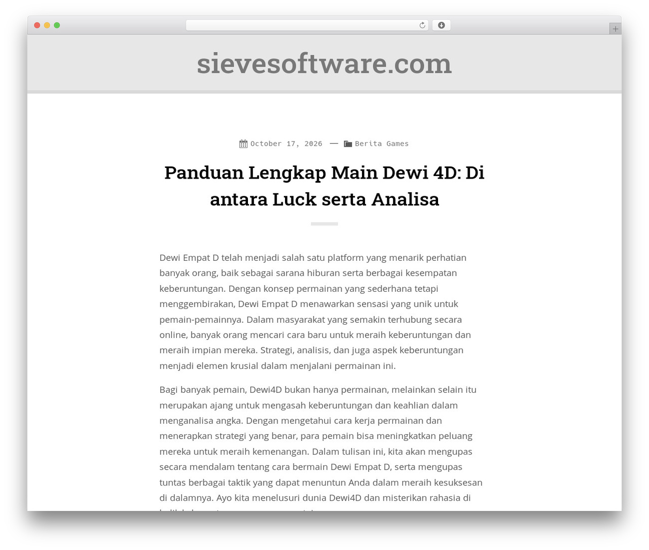 Theme WordPress sciolism 2019 - sievesoftware.com Theme WordPress sciolism 2019 - sievesoftware.com