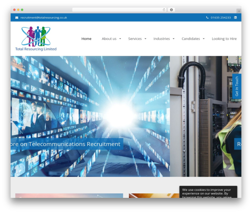 WordPress website theme FSD - totalresourcing.co.uk