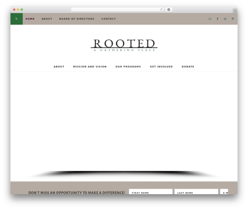 Beloved Theme WordPress theme - arootedplace.org
