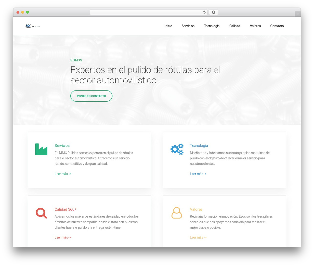 Cursornt theme WordPress - mmcpulidos.com