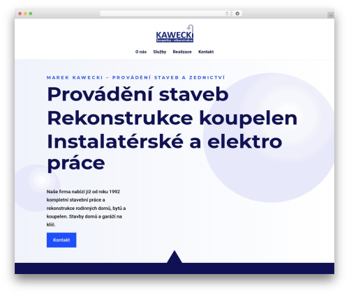 Divi WordPress theme - koupelny-kawecki.cz