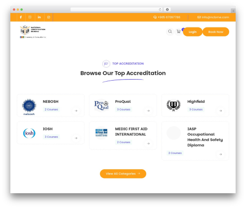 Edplus top WordPress theme - ncbme.com