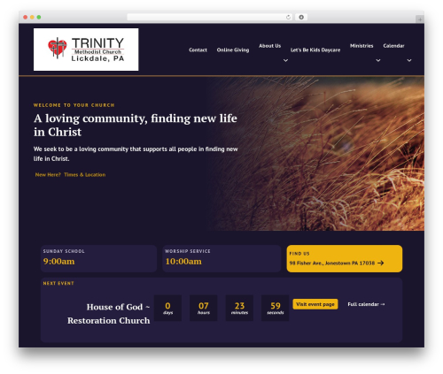 Ezchurch WordPress plugin - trinitylickdale.org