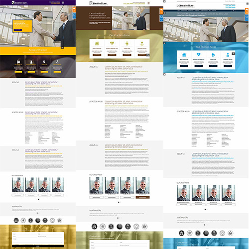 Project X v20 WordPress page template