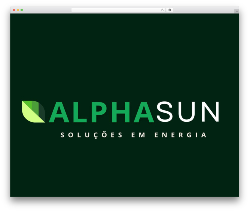 Solarglow theme WordPress - alphasunbrasil.com
