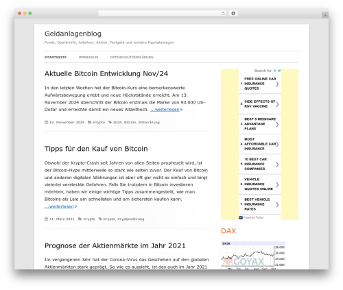 Tiny Framework theme WordPress free - geldanlagenblog.de Tiny Framework theme WordPress free - geldanlagenblog.de