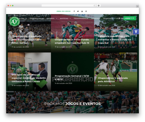 WordPress theme BigSlam - chapecoense.com